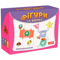 Детская настольная игра "Фигуры и формы" 0581 от 3 лет