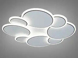 Стельова панель LED Diasha Z186-2WHITE Z186, 68W, білий, димер, універсальний стиль для коридору, вітальні, спальні, кухні, офісу