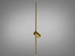 Бра лінійне LED Diasha 2042/1000 brass, 9W, 4100K, бронза, для коридору, спальні, офісу, кафе - мініатюра 2