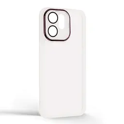 Защитный чехол для OPPO Reno14 F 5G/Reno14 FS 5G, Shade, белый, TPU+PC, матовый, защита всего корпуса, панель-накладка, противоударный, с высокими бортами, амортизирует удары при падениях, ArmorStandart (ARM87430) - мініатюра 2