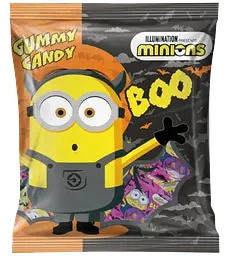 Жувальні цукерки Minions Halloween Gummy Candy Boo 240г