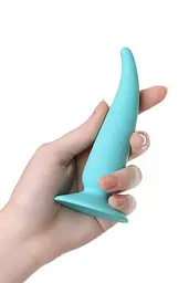 Анальна пробка ToDo Anal Plug Cappy 12.5 см (бірюзовий) - мініатюра 5