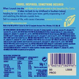 Шоколад молочний Willie's Cacao Sea Flakes з морською сіллю 44% 50 г - мініатюра 2