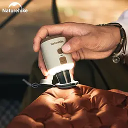 Міні насос - нічник - вентилятор Naturehike CNK2300DQ022 бежевий - мініатюра 9