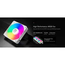 СВО PcCooler DA360 ARGB White (DA360-WHAWXX-GL) - мініатюра 7