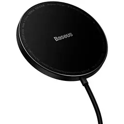 Бездротовий зарядний пристрій Baseus Simple Mini2 Magnetic Wireless Charger 15W Black (CCJJ010001) [90315] - мініатюра 4