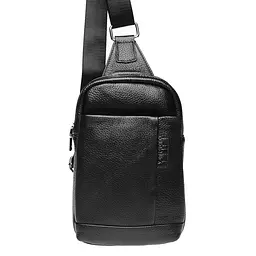 Чоловіча сумка-рюкзак Keizer K18675-black 25х16х6 см Чорний
