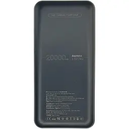 Павербанк Remax RPP-623 / 20000 мАг / до 22,5 Вт / USB-C+USB-A / PD+QC / Чорний - мініатюра 3