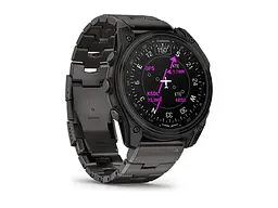 Смарт-годинник Garmin D2 Mach 2 51mm Carbon Gray DLC Titanium w. Vented Titanium Bracelet (010-02905-30/31) - мініатюра 11