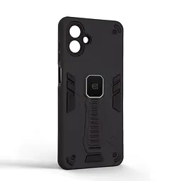 Чехол для Samsung Galaxy A07 4G (A075), Proover, черный, с подставкой и магнитом, противоударный, ударопрочный, бронированный, панель-накладка, защита всего корпуса, термополиуретан (TPU) + поликарбонат (PC), ArmorStandart (ARM86713) - мініатюра 2