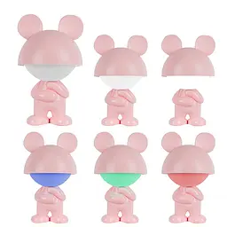 Світильник-нічник Kite LED з акумулятором Dreamy Mouse рожевий (K25-315-2-2) - мініатюра 3