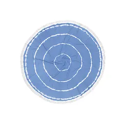 Рушник Barine Pestemal - Swirl Roundie 150x150 Blue