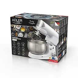 Міксер планетарний - тістоміс Adler AD 4226 white 3л - мініатюра 10