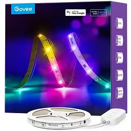 Уцінка. Стрічка світлодіодна розумна Govee H618С LED Strip Ligh 10 м RGBIC WI-FI/Bluetooth біла (H618C3D1) 