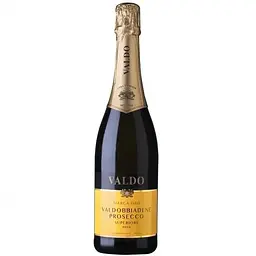 Вино ігристе VALDO Marca Oro Valdobbiadene Prosecco Superiore Extra Dry, біле, сухе, 11%, 0,75 л (АLR13011)