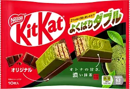 Шоколадні міні-батончики KitKat Yokubari Double Adult Sweet Matcha Original 10шт х 11.3g