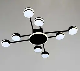 Стельова Led люстра Art 8673-8BK - мініатюра 2