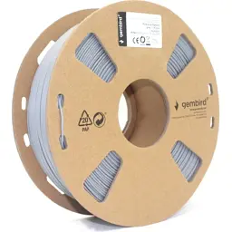 Пластик для 3D-принтера Gembird PLA+, 1.75 мм, 1 kg, gray (3DP-PLA+1.75-02-GR) - мініатюра 2