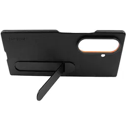 Шкіряний чохол Leather Case (AAA) with stand для Samsung Galaxy Z Fold7 Black - мініатюра 7