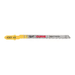Полотна для лобзиків Curve MILWAUKEE, 75х2,5мм, (5шт), (деревина, фігурний різ) - мініатюра 2