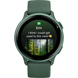 Смарт-годинник Garmin Vivoactive 6 Metallic Jasper Green with Jasper Green Band (010-02985-02) - мініатюра 4