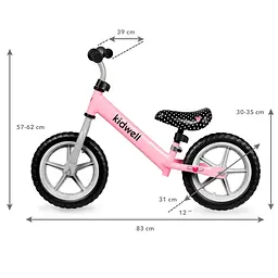 Велобіг велосипед Kidwell Rebel Pink - мініатюра 6