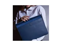 Чохол для ноутбука InCarne Klouz MacBook Air 15 2023-2025 (класична шкіра) синій (klouz-blue-air-15) - мініатюра 4