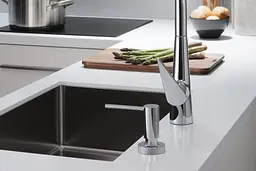 Дозатор кухонний Hansgrohe A51 500 ml врізний хром 40448000, Хром - мініатюра 4