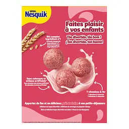 Готовий сухий сніданок Nestle Nesquik Strawberry з вітамінами та залізом 310 г - мініатюра 4