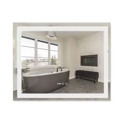 Дзеркало Qtap Mideya з антизапотіванням (DC-F614) 1000x800 QT2078F614W, Білий