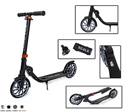 Самокат Scale Sports 88х38х86-96 см Чорний 000231593 - мініатюра 3