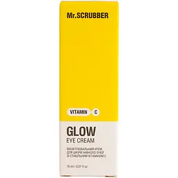 Крем для шкіри навколо очей Mr.Scrubber висвітлювальний Glow Vitamin C зі стабільним вітаміном С - мініатюра 4