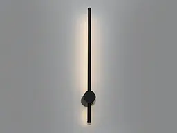 Бра настінне LED Diasha 2039/600 black, 6W, 4100K, чорний метал, сучасний стиль - мініатюра 2