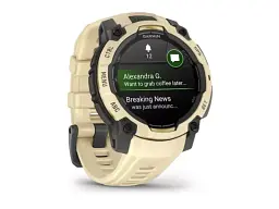 Смарт-годинник Garmin Instinct 3 45mm AMOLED Citrine with Citrine Band (010-02936-02) - мініатюра 3
