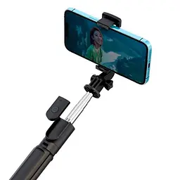 Монопод - штатив для селфі з пультом XO SS09 Multifunctional remote control selfie-stick чорний - мініатюра 3