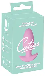 Анальна пробка Cuties Mini Butt Plug 8 см (рожевий) - мініатюра 13