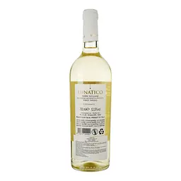 Вино Lunatico Pinot Grigio Terre Siciliane 2022, біле, сухе 0,75 л - мініатюра 2