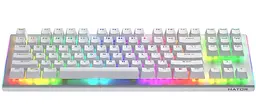 Клавіатура HATOR Gravity X TKL Orange ENG White (HTK551) - мініатюра 4