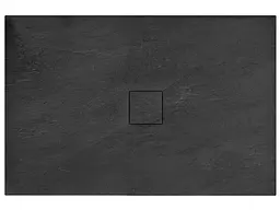 Душовий піддон Rea black Stone 80x120 REA-K9602, Чорний