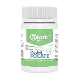 Фолат 1000 мкг Stark Pharm (Methyl Folate 1667 DFE) - 200 таблеток
