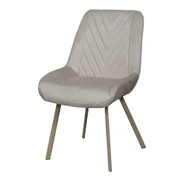Стілець Ділан метал сидіння тканина 510x560x900 бежевий