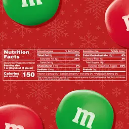 Драже M&M's Peanut Butter Milk Chocolate Red & Green Christmas Candy 260 г - мініатюра 9