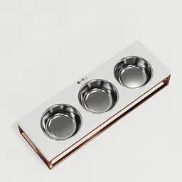 Hollky Base Bar — три миски на підставці (3 × 0,45 л) - мініатюра 7
