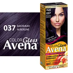 Cтійка крем-фарба для волосся Avena Gloss Color Гранат 035  - мініатюра 2