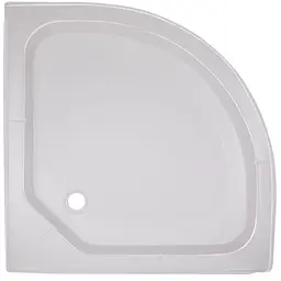Душовий піддон Lidz Kapielka ST80x80x14, напівкруглий LKAST808014