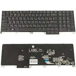 Клавіатура для ноутбука DELL (Alienware: 17 R4 17 R5) rus чорний підсвічування клавіш(RGB) - версія 2