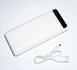 Універсальна зарядна батарея S-link IP-G21 20000Mah Power Bank з ліхтариком (Білий) - мініатюра 10