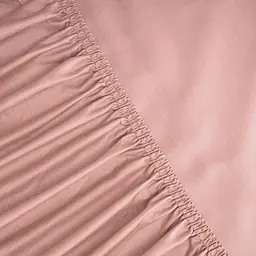 Простирадло на резинці з наволочкою Penelope - Laura dusty rose рожевий 100x200 + 50x70 - мініатюра 3
