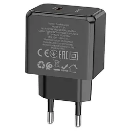 МЗП Hoco CS13A Ocean PD20W (1USB-C) Black - мініатюра 3