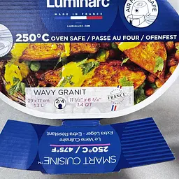 Форма скляна Luminarc Smart Cuisine Wavy Granit для запікання овальна 29 x 17 см (X1632) - мініатюра 4